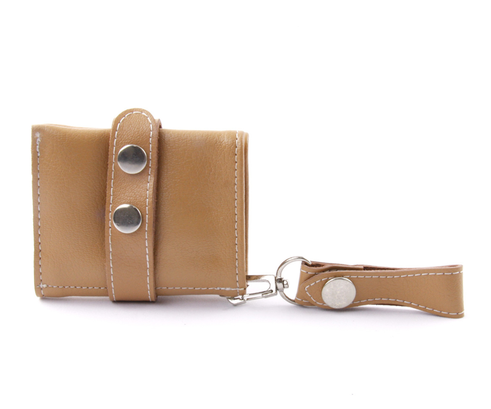 ĥ COMPACT LEATHER CASE brownβ