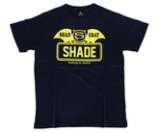アパレル【シェード】SHADEBAT フェイスロゴTシャツ ネイビー