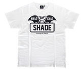 アパレル【シェード】SHADEBAT フェイスロゴTシャツ ホワイト