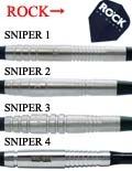 ダーツバレル【ロック】ロック UK Darts SNIPER3 Silver 18g