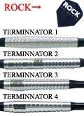 ダーツバレル【ロック】ロック UK Darts TERMINATOR4 Silver 18g